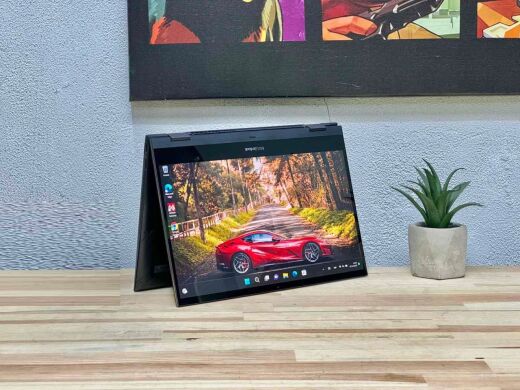 Ультрабук-трансформер Asus ZenBook Flip S UX371E / 13.3" (3840x2160) IPS Touch / Intel Core i7-1165G7 (4 (8) ядра по 2.8 - 4.7 GHz) / 16 GB DDR4 / 1000 GB SSD / Intel Iris Xe Graphics / WebCam / Win 11 Home