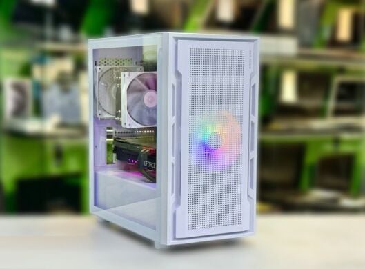 Игровой ПК Cougar Tower / AMD Ryzen 5 7500F (6 (12) ядер по 3.7 - 5.0 GHz) / 32 GB DDR5 / 1000 GB SSD / nVidia GeForce RTX 3080 Ti, 12 GB GDDR6X, 384-bit / 1000W / Win 11