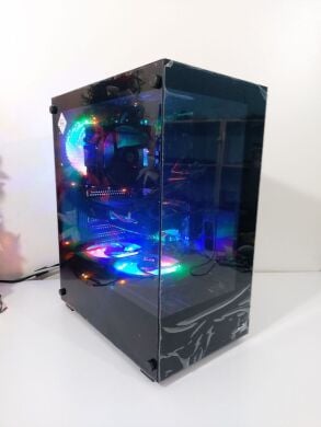 Игровой ПК AeroCool Pivot Tower / Intel Core i7-6700 (4 (8) ядра по 3.4 - 4.0 GHz) / 16 GB DDR4 / 500 GB SSD M.2 + 500 GB HDD / nVidia GeForce GTX 1050 Ti, 4 GB GDDR5, 128-bit / 500W