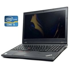Ноутбук Б-класс Lenovo ThinkPad L560 / 15.6" (1366x768) TN / Intel Core i5-6300U (2 (4) ядра по 2.4 - 3.0 GHz) / 8 GB DDR4 / 240 GB SSD / Intel HD Graphics 520 / WebCam / DVD-RW / Win 10 Pro