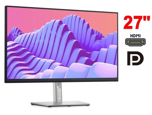 Монітор Dell P2722HE / 27" (1920x1080) IPS / 1x HDMI, 2x DisplayPort, 1x USB Type-C, 4x USB 3.2, 1x LAN (RJ-45) / VESA 100x100 / Pivot