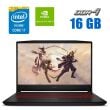 Игровой ноутбук MSI Katana GF66 11UD / 15.6" (1920x1080) IPS / Intel Core i7-11800H (8 (16) ядер по 2.3 - 4.6 GHz) / 16 GB DDR4 / 240 GB SSD+500 GB HDD / nVidia GeForce RTX 3050, 4 GB GDDR6, 128-bit / WebCam 