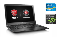 Игровой ноутбук MSI GL62M 7RD / 15.6" (1920x1080) IPS / Intel Core i7-7700HQ (4 (8) ядра по 2.8 - 3.8 GHz) / 16 GB DDR4 / 128 GB SSD + 1000 GB HDD / nVidia GeForce GTX 1050, 2 GB GDDR5, 128-bit / WebCam / HDMI