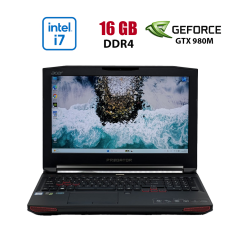 Игровой ноутбук Б-класс Acer Predator 15 G9-591-74KN / 15.6" (1920x1080) IPS / Intel Core i7-6700HQ (4 (8) ядра по 2.6 - 3.5 GHz) / 16 GB DDR4 / 480 GB SSD / nVidia GeForce GTX 980M, 4 GB GDDR5, 256-bit / WebCam