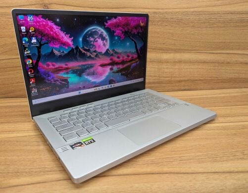 Игровой ноутбук Asus ROG Zephyrus G14 GA401IV / 14" (1920x1080) IPS / AMD Ryzen 7 4800HS (8 (16) ядер по 2.9 - 4.2 GHz) / 24 GB DDR4 / 1000 GB SSD / nVidia GeForce RTX 2060, 6 GB GDDR6, 192-bit / HDMI / Windows 11