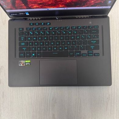 Игровой ноутбук Asus ROG Zephyrus G15 GA503QR / 15.6" (2560x1440) IPS / AMD Ryzen 9 5900HS (8 (16) ядер по 3.0 - 4.6 GHz) / 16 GB DDR4 / 1000 GB SSD NVMe / nVidia GeForce RTX 3070, 8 GB GDDR6, 256-bit