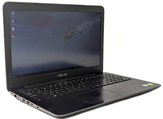 Ігровий ноутбук Asus X556U / 15.6" (1920x1080) TN / Intel Core i5-6198DU (2 (4) ядра по 2.3 - 2.8 GHz) / 8 GB DDR4 / 1 TB HDD / nVidia GeForce 940MX, 2 GB DDR3, 64-bit / WebCam