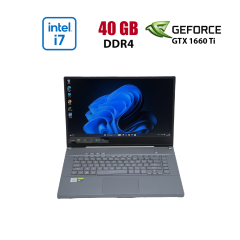 Ігровий ноутбук Б-клас Asus ROG Zephyrus M15 GU502LU-B17N4 / 15.6" (1920x1080) IPS / Intel Core i7-10750H (6 (12) ядер по 2.6 - 5.0 GHz) / 40 GB DDR4 / 480 GB SSD / nVidia GeForce GTX 1660 Ti, 6 GB GDDR6, 192-bit / HDMI