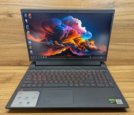 Игровой ноутбук Dell G15 5510 / 15.6" (1920x1080) IPS / Intel Core i5-10200H (4 (8) ядра по 2.4 - 4.1 GHz) / 16 GB DDR4 / 512 GB SSD / nVidia Geforce GTX 1650, 4 GB, GDDR6, 128-bit / WebCam / Windows 10