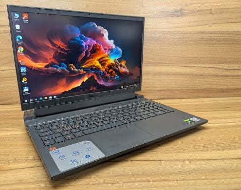 Игровой ноутбук Dell G15 5510 / 15.6" (1920x1080) IPS / Intel Core i5-10200H (4 (8) ядра по 2.4 - 4.1 GHz) / 16 GB DDR4 / 512 GB SSD / nVidia Geforce GTX 1650, 4 GB, GDDR6, 128-bit / WebCam / Windows 10