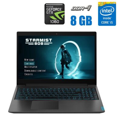 Игровой ноутбук Lenovo IdeaPad L340-15IRH Gaming / 15.6" (1920x1080) IPS / Intel Core i5-9300H (4 (8) ядра по 2.4 - 4.1 GHz) / 8 GB DDR4 / 128 GB SSD + 1000 GB HDD / nVidia GeForce GTX 1650, 4 GB GDDR5, 128-bit / WebCam 
