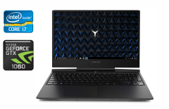 Игровой ноутбук Lenovo Legion X7000P-1060 / 15.6" (1920x1080) IPS / Intel Core i7-8750H (6 (12) ядер по 2.2 - 4.1 GHz) / 16 GB DDR4 / 256 GB SSD + 1000 GB HDD / nVidia GeForce GTX 1060, 6 GB GDDR5, 192-bit / WebCam / Windows 10
