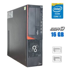 Комп'ютер Fujitsu ESPRIMO E720 E90+ Tower / Intel Core i7-4770 (4 (8) ядра по 3.4 - 3.9 GHz) / 16 GB DDR3 NEW / 240 GB SSD NEW + 500 GB HDD / Intel HD Graphics 4600 
