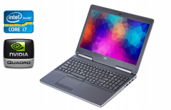 Мобильная рабочая станция Dell Precision 7510 / 15.6" (1920x1080) IPS / Intel Core i7-6920HQ (4 (8) ядра по 2.9 - 3.8 GHz) / 16 GB DDR4 / 512 GB SSD / nVidia Quadro M2000M, 4 GB GDDR5, 128-bit / WebCam / HDMI