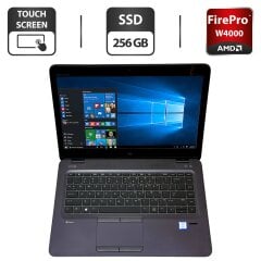 Мобильная рабочая станция HP ZBook 14u G4 / 14" (1920x1080) TN Touch / Intel Core i7-7500U (2 (4) ядра по 2.7 - 3.5 GHz) / 16 GB DDR4 / 256 GB SSD / AMD FirePro W4190M, 2 GB GDDR5, 128-bit / WebCam / Windows 10 Pro
