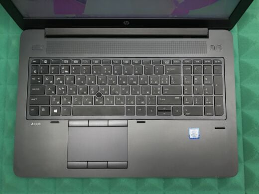 Мобільна робоча станція HP ZBook 15 G3 / 15.6" (1920x1080) TN / Intel Core i7-6700HQ (4 (8) ядра по 2.6 - 3.5 GHz) / 16 GB DDR4 / 128 GB SSD + 500 GB HDD / AMD FirePro W5170M, 2 GB GDDR5, 128-bit / WebCam / Fingerprint / HDMI