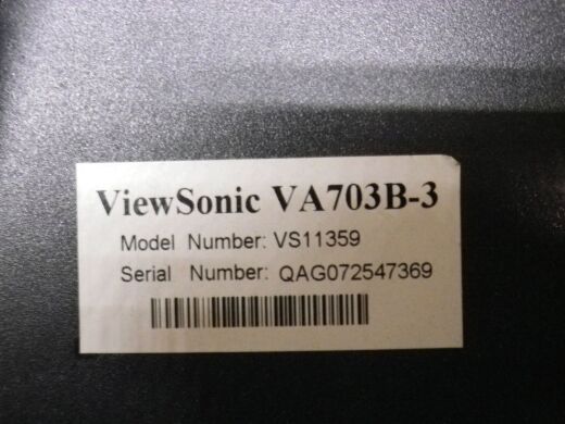 Монитор Б-класс ViewSonic VA703b / 17" (1280x1024) TN / VGA / VESA 100x100 