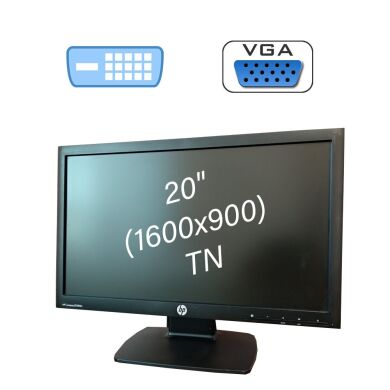 Монітор НР LE2002x / 20" (1600x900) TN/1x DVI, 1x VGA Монітор НР LE2002x / 20" (1600x900) TN/1x DVI, 1x VGA