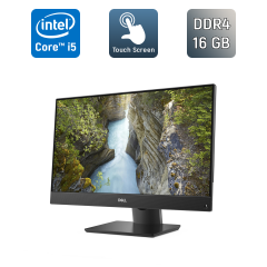 Моноблок Dell OptiPlex 7470 AIO / 23" (1920x1080) IPS Touch / Intel Core i5-9500 (6 ядер по 3.0 - 4.4 GHz) / 16 GB DDR4 / 960 GB SSD / Intel UHD Graphics 630 / Windows 10
