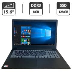 Ноутбук Lenovo V145-15AST / 15.6" (1366x768) TN / AMD A4-9125 (2 (4) ядра по 2.3 - 2.6 GHz) / 8 GB DDR3 / 128 GB SSD / AMD Radeon R3 Graphics / WebCam / VGA