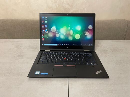 Ноутбук-трансформер Lenovo ThinkPad X1 Yoga / 14" (2560х1440) IPS Touch / Intel Core i7-6600U (2 (4) ядра по 2.6 - 3.4 GHz) / 16 GB DDR3 / 256 GB SSD NVMe NEW / Intel HD Graphics 520 / WebCam 