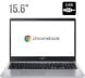 Ноутбук Acer Chromebook 315 CB315 / 15.6" (1366x768) TN / Intel Celeron N4020 (2 ядра по 1.1 - 2.8 GHz) / 4 GB DDR4 / 32 GB eMMC / Intel UHD Graphics 600 / WebCam / USB 3.1 / Chrome OS купить