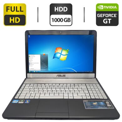 Ноутбук Asus N55S / 15.6" (1920x1080) TN / Intel Core i7-2630QM (4 (8) ядра по 2.0 - 2.9 GHz) / 16 GB DDR3 / 1000 GB HDD / nVidia GeForce GT 555M, 2 GB GDDR3, 128-bit / WebCam / DVD-ROM