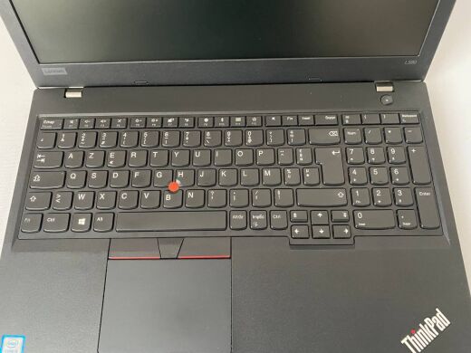 Ноутбук Б-клас Lenovo ThinkPad L580 / 15.6" (1920x1080) IPS / Intel Core i5-8250U (4 (8) ядра по 1.6 - 3.4 GHz) / 8 GB DDR4 / 500 GB SSD / Intel UHD Grphics 620 / WebCam