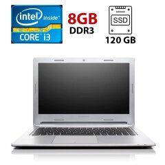 Ноутбук Б-класс Lenovo ThinkPad M30-70 / 15.6" (1366x768) TN / Intel Core i3-4030U (2 (4) ядра по 1.9 GHz) / 8 GB DDR3 / 120 GB SSD / Intel HD Graphics 4400 / WebCam