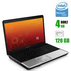 Ноутбук HP Compaq Presario CQ60 / 15.6" (1366x768) TN LED / Intel Pentium T4400 (2 ядра по 2.2 GHz) / 4 GB DDR2 / 160 GB HDD / Intel GMA 4500M / OC Windows 7 