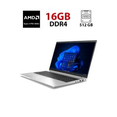 Ноутбук HP EliteBook 850 G8 / 14" (1920x1080) TN / AMD Ryzen 5 PRO 5650U (6 (12) ядер 2.3 - 4.2 GHz) / 16 GB DDR4 / 512 GB SSD / AMD Radeon RX Vega 7 / WebCam