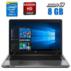 Ноутбук HP ProBook 4740s / 17.3" (1600x900) TN / Intel Core i5-3230M (2 (4) ядра по 2.6 - 3.2 GHz) / 8 GB DDR3 / 240 GB SSD / AMD Radeon HD 7650M, 1 GB GDDR3, 128-bit / WebCam 