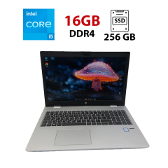 Ноутбук HP ProBook 650 G4 / 15.6" (1920x1080) IPS / Intel Core i5-8250U (4 (8) ядра по 1.6 - 3.4 GHz) / 16 GB DDR4 / 256 GB SSD / Intel HD Graphics 620 / WebCam