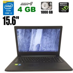 Ноутбук Lenovo IdeaPad 100-15IBD / 15.6" (1366х768) TN / Intel Core i3-5005U (2 (4) ядра по 2.0 GHz) / 4 GB DDR3 / 1000 GB HDD / nVidia GeForce 920MX, 1 GB DDR3, 64-bit / WebCam
