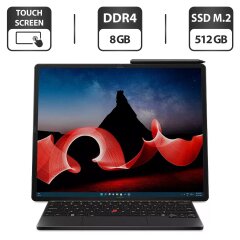 Ноутбук-трансформер Б-класс Lenovo ThinkPad TP X1 Fold G1 / 13.3" (2048x1536) QXGA Touch / Intel Core i5-L16G7 (5 ядер по 1.4 - 3.0 GHz) / 8 GB DDR4 / 512 GB SSD M.2 / Intel UHD Graphics / WebCam