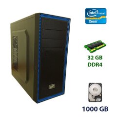 Новий сервер Midi-Tower / Intel Xeon E5-2680 v3 (12 ядер по 2.5 - 3.3 GHz) / 32 GB DDR4 / 1000 GB HDD / 650W