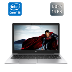Ультрабук Б-клас HP EliteBook 850 G6 / 15.6" (1920x1080) IPS / Intel Core i5-8365U (4 (8) ядра по 1.6 - 4.1 GHz) / 16 GB DDR4 / 256 GB SSD / Intel UHD Graphics / TouchID / WebCam