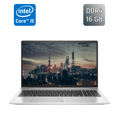 Ультрабук Б-класс HP ProBook 450 G8 / 15.6" (1920x1080) IPS / Intel Core i5-1135G7 (4 (8) ядра по 2.4 - 4.2 GHz) / 16 GB DDR4 / 256 GB SSD / Intel Iris Xe Graphics / WebCam / TouchID