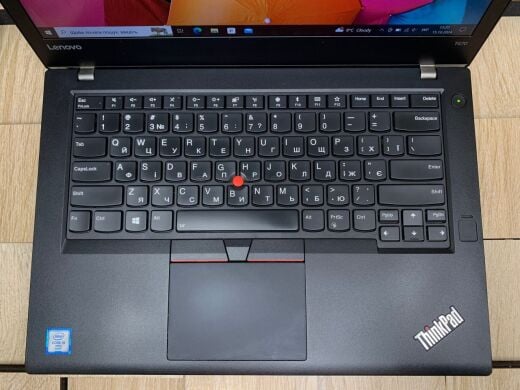 Ультрабук Б-класс Lenovo ThinkPad T470 / 14" (1920x1080) IPS / Intel Core i5-6300U (2 (4) ядра 2.4 - 3.0 GHz) / 8 GB DDR4 / 128 GB SSD / Intel HD Graphics 520 / WebCam / Fingerprint