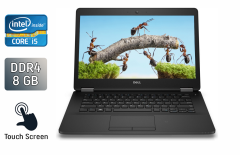 Ультрабук Dell Latitude E7470 / 14" (2560x1440) IPS Touch / Intel Core i5-6300U (2 (4) ядра по 2.4 - 3.0 GHz) / 8 GB DDR4 / 256 GB SSD / Intel HD Graphics 520 / WebCam / Windows 10
