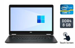 Ультрабук Dell Latitude E7470 / 14" (2560x1440) IPS Touch / Intel Core i7-6600U (2 (4) ядра по 2.6 - 3.4 GHz) / 8 GB DDR4 / 256 GB SSD / Intel HD Graphics 520 / WebCam / HDMI / Windows 10
