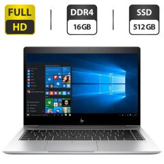 Ультрабук HP EliteBook 840 G6 / 14" (1920x1080) IPS / Intel Core i7-8665U (4 (8) ядра по 1.9 - 4.8 GHz) / 16 GB DDR4 / 512 GB SSD / Intel UHD Graphics / WebCam / HDMI