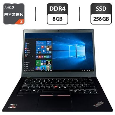 Ультрабук Lenovo ThinkPad X13 Gen 1 / 13.3" (1920x1080) IPS / AMD Ryzen 3 Pro 4450U (4 (8) ядра по 2.4 - 3.7 GHz) / 8 GB DDR4 / 256 GB SSD / AMD Radeon Graphics / WebCam Ультрабук Lenovo ThinkPad X13 Gen 1 / 13.3" (1920x1080) IPS / AMD Ryzen 3 Pro 4450U (4 (8) ядра по 2.4 - 3.7 GHz) / 8 GB DDR4 / 256 GB SSD / AMD Radeon Graphics / WebCam
