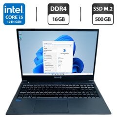 Ультрабук Terra Mobile 1517 / 15.6" (1920x1080) IPS / Intel Core i5-1235U (10 (12) ядер по 3.3 - 4.0 GHz) / 16 GB DDR4 / 500 GB SSD M.2 / Intel Iris Xe Graphics / WebCam / Windows 11