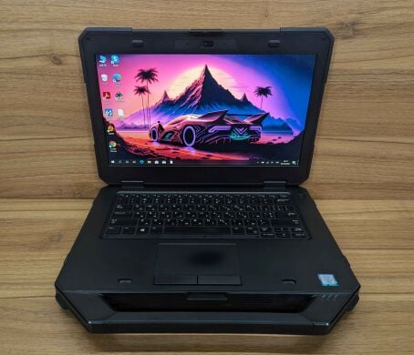Захищений ноутбук Dell Latitude 14 Rugged 5414 / 14" (1920x1080) IPS Touch / Intel Core i5-6300U (2 (4) ядра по 2.4 - 3.0 GHz) / 8 GB DDR4 / 256 GB SSD / Intel HD Graphics 520 / WebCam / HDMI / Windows 10