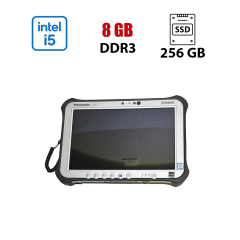 Защищенный планшет Panasonic Toughpad FZ-G1 / 10.1" (1920x1200) IPS Touch / Intel Core i5-7300U (2 (4) ядра по 2.6 - 3.5 GHz) / 8 GB DDR3 / 256 GB SSD / Intel HD Graphics 620 / WebCam / Win 11 Pro