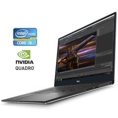 Мобильная рабочая станция Б-класс Dell Precision 5540 / 15.6" (1920x1080) IPS / Intel Core i9-9980HK (8 (16) ядер по 2.4 - 5.0 GHz) / 8 GB DDR4 / 256 GB SSD NVMe / nVidia Quadro T2000, 4 GB GDDR5, 128-bit / WebCam