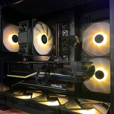 Сборка под заказ: новый игровой ПК AeroCool Dryft Mini Tower / AMD Ryzen 5 7500F (6 (12) ядер по 3.7 - 5.0 GHz) / 32 GB DDR5 / 1000 GB SSD M.2 / AMD Radeon RX 7800 XT, 16 GB GDDR6, 256-bit / 800W