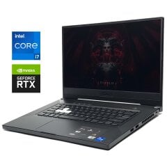 Ігровий ноутбук Asus TUF Dash F15 FX516P / 15.6" (1920x1080) IPS / Intel Core i7-11370H (4 (8) ядра по 3.0 - 4.8 GHz) / 16 GB DDR4 / 512 GB SSD / nVidia GeForce RTX 3060, 6 GB GDDR6, 192-bit / WebCam / Win 11