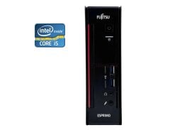 Неттоп Б-клас Fujitsu Esprimo Q556 USFF / Intel Core i5-7400T (4 ядра по 2.4 - 3.0 GHz) / 8 GB DDR4 / 256 GB SSD / Intel HD Graphics 530